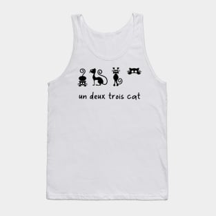 Un Deux Trois Cat Tank Top